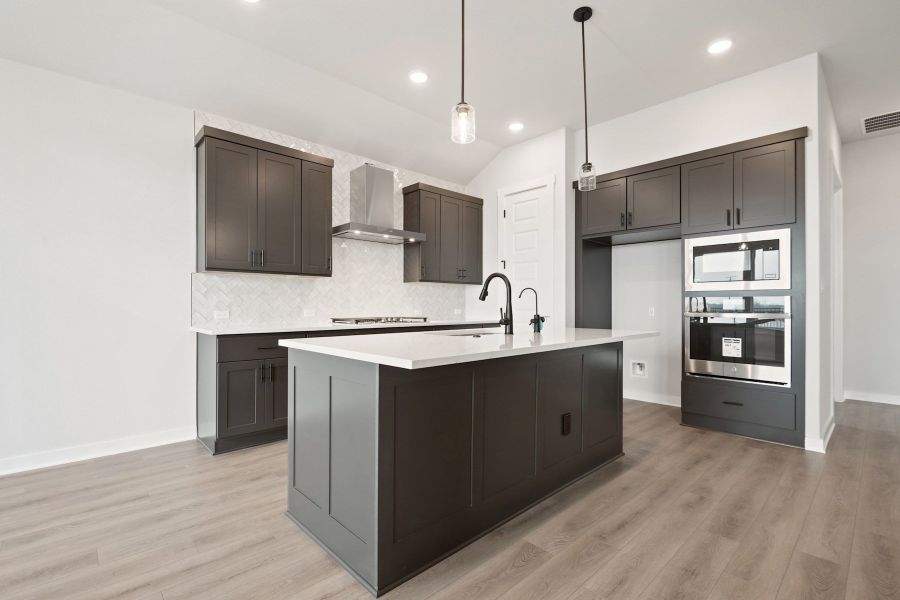 Furnished interior view inside a new home in Lagos Reserve, Manor (Image 11).