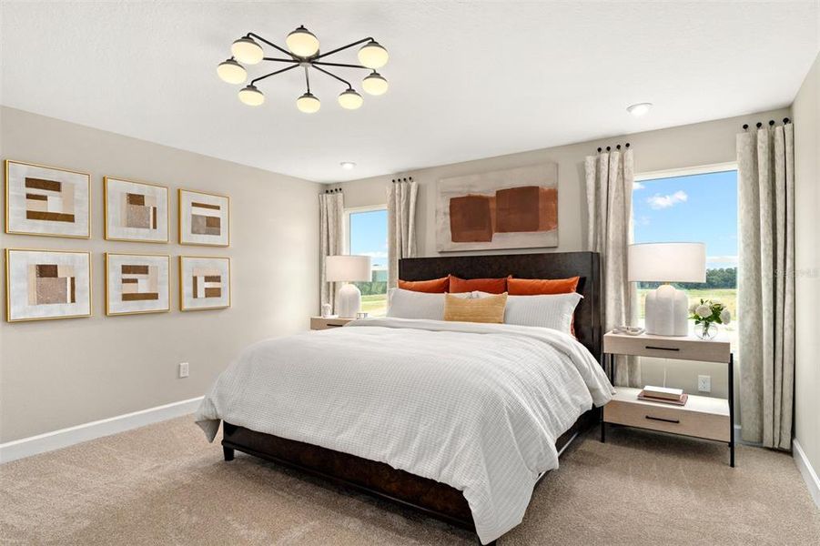 Furnished interior view inside a new home in Rainwood, Groveland (Image 13).