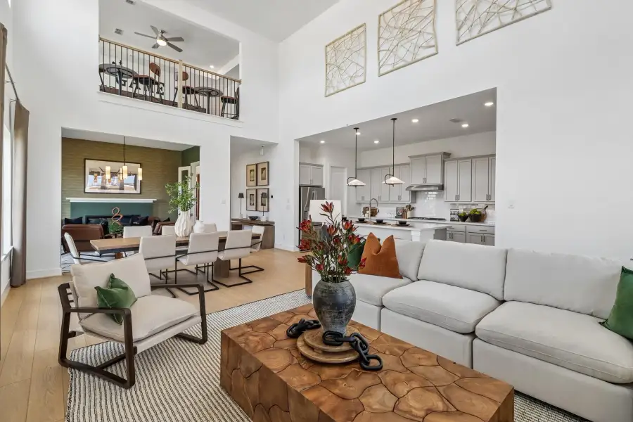 Furnished interior view inside a new home in Blue Creek Trails, Richmond (Image 16).