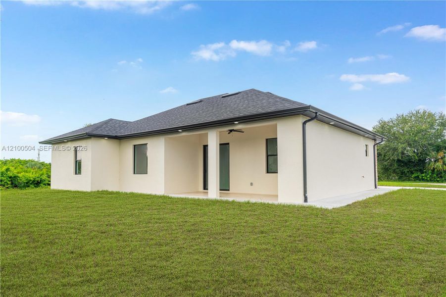 Exterior details and patio area of a home in , Lehigh Acres (Image 3). Exterior details and patio area of a home in , Lehigh Acres (Image 3).