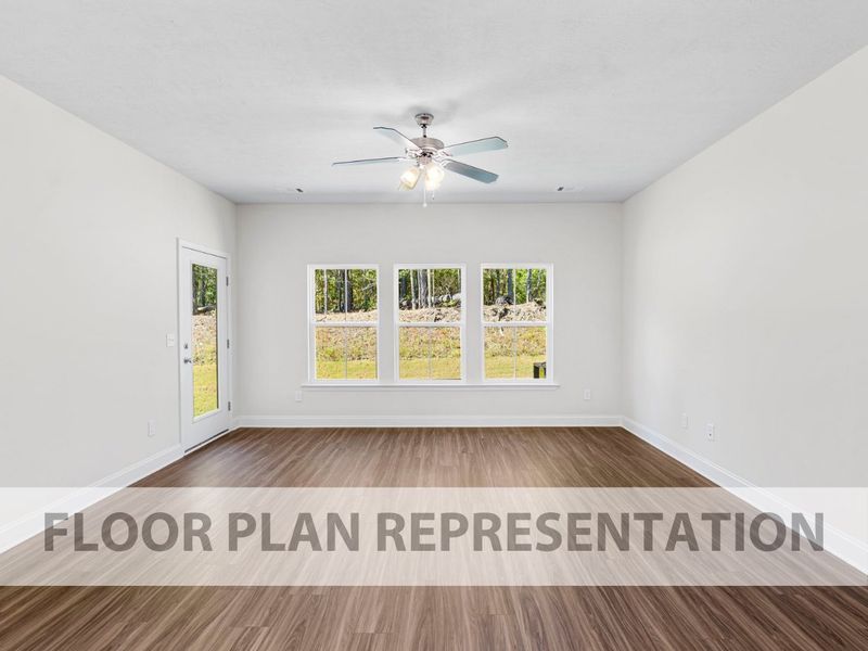 Spacious, unfurnished interior of a new home in Forrest Bluff, North Augusta (Image 7).