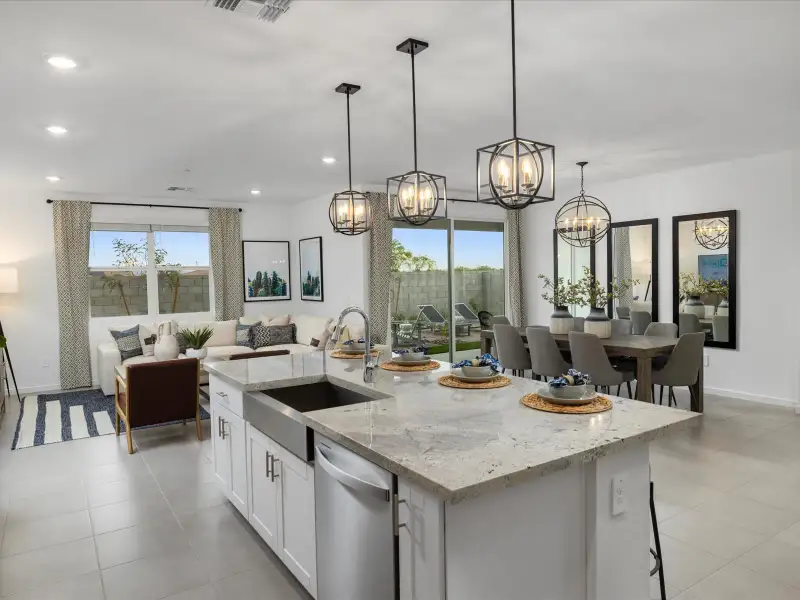 Furnished interior view inside a new home in Bella Vista Farms Reserve Series, San Tan Valley (Image 5).