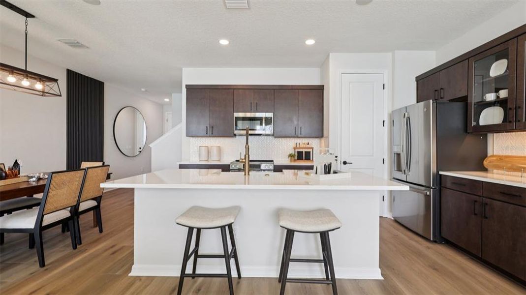 Furnished interior view inside a new home in Isla Mirada, San Antonio (Image 11).
