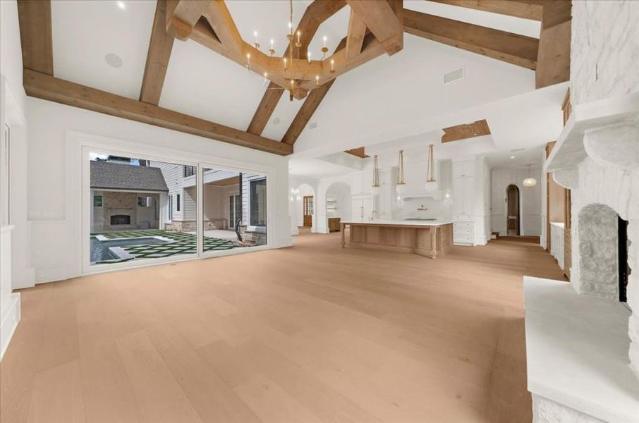 Spacious, unfurnished interior of a new home in , Canton (Image 61).