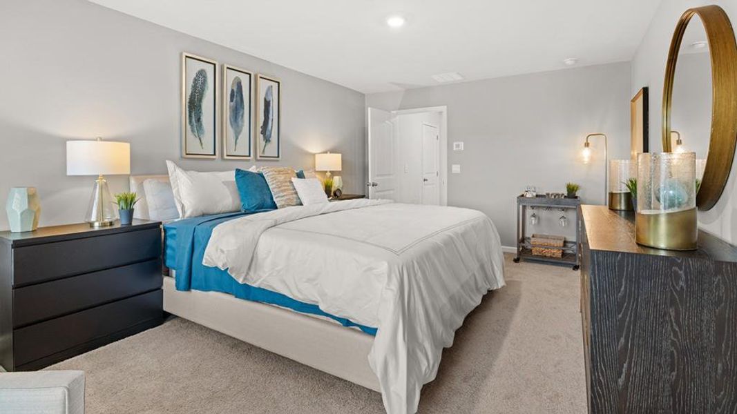 Furnished interior view inside a new home in Greyton Springs Place, Buford (Image 24).