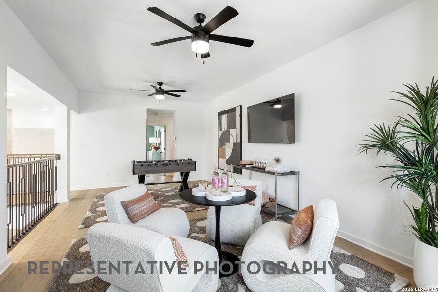 Furnished interior view inside a new home in Mont Blanc, Schertz (Image 26). Furnished interior view inside a new home in Mont Blanc, Schertz (Image 26).