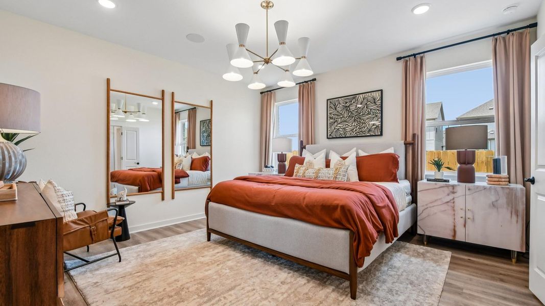 Model home photos of similar floorplans, not pictures of actual home.