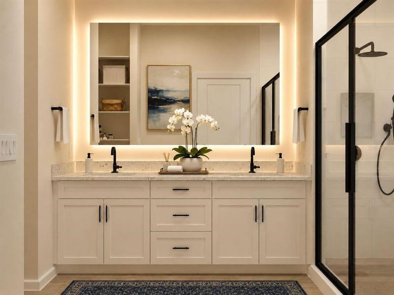 Furnished interior view inside a new home in , Sanford (Image 9).