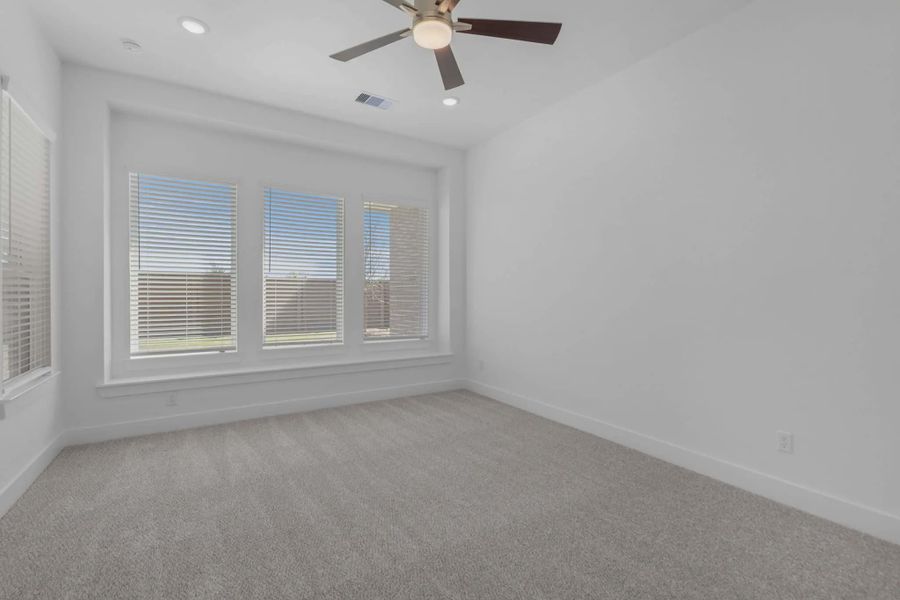Representative unfurnished interior of a home built from the Lakeway by Chesmar Homes in Meridiana 50's, Manvel (Image 52).
