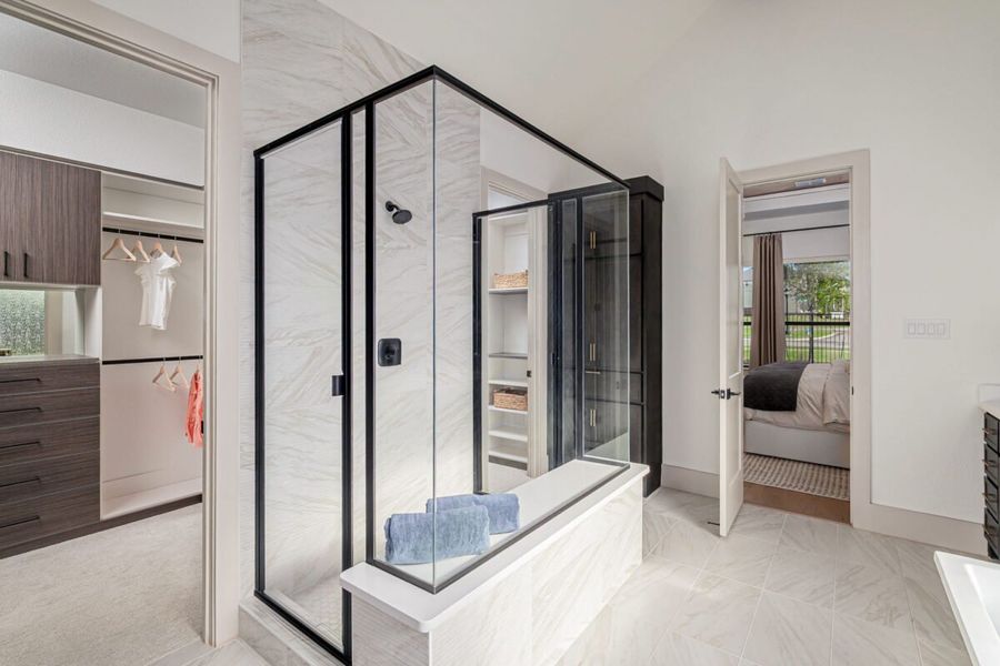 Representative furnished interior of a home built from the Hawthorne by Landon Homes in Lexington Frisco, Frisco (Image 26).