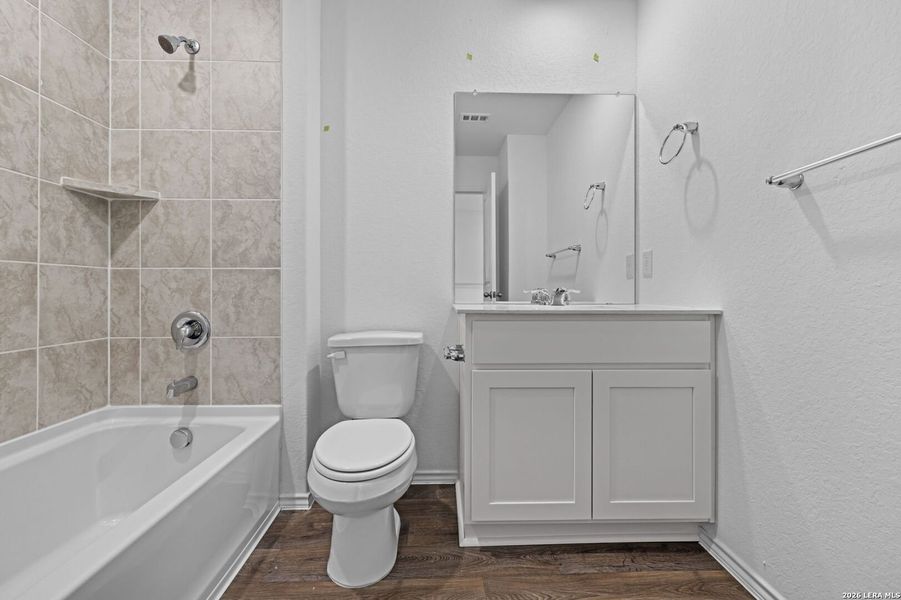 Furnished interior view inside a new home in Blue Ridge Ranch, San Antonio (Image 8).