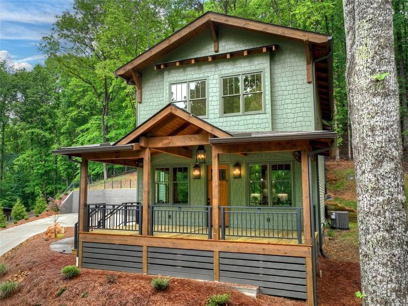 Exterior details and patio area of a home in , Ellijay (Image 21). Exterior details and patio area of a home in , Ellijay (Image 21).