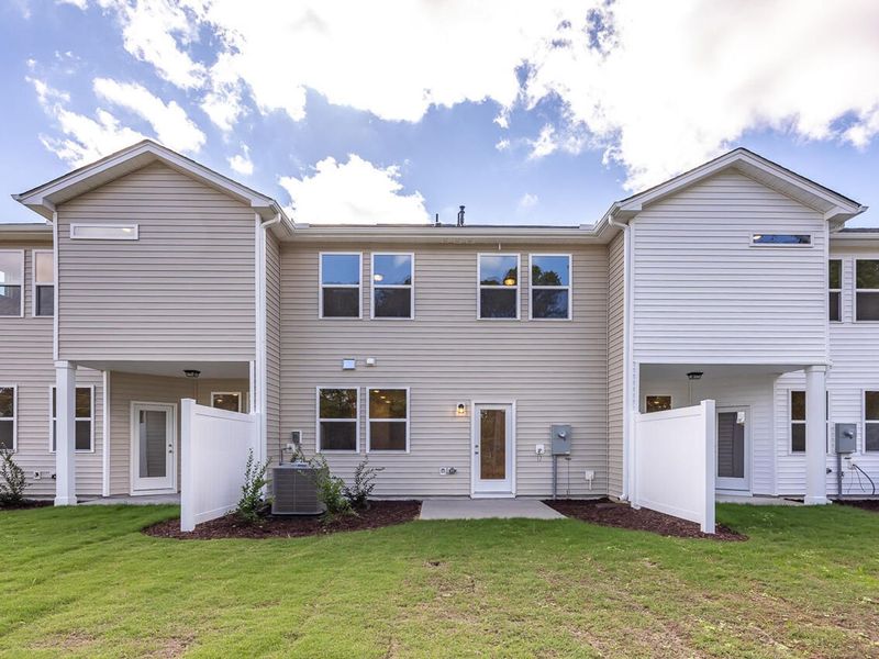 Exterior details and patio area of a home in Springvale, Fuquay Varina (Image 2).