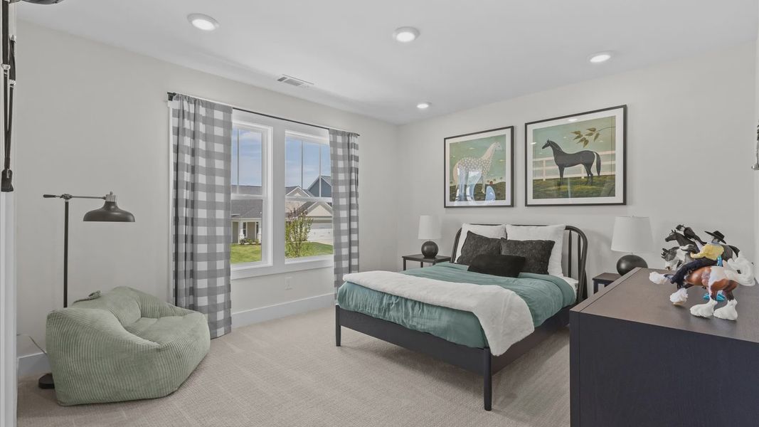 Representative furnished interior of a home built from the Stonefield by DRB Homes in Kayfield at Midway, Anderson (Image 29).