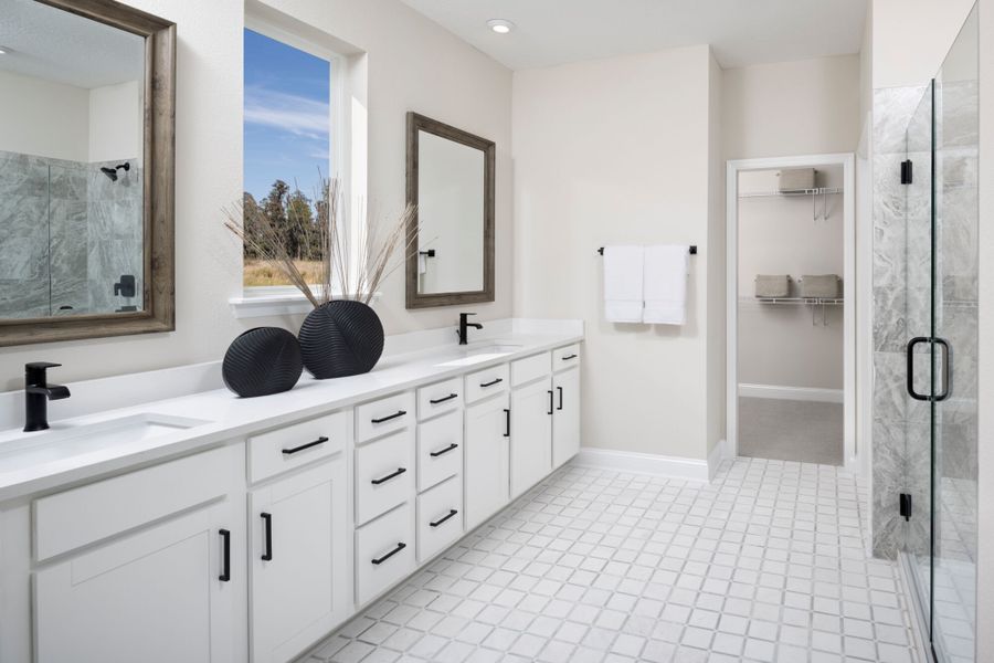 Representative furnished interior of a home built from the Hawkin by Mattamy Homes in Lakes at Bella Lago, Green Cove Springs (Image 12).