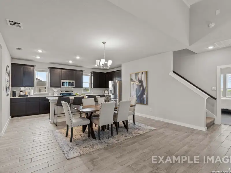 Furnished interior view inside a new home in Hannah Heights, Seguin (Image 7).