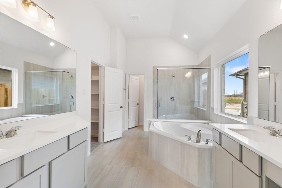 Furnished interior view inside a new home in Aldeana, Bonney (Image 13).
