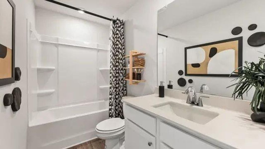 Furnished interior view inside a new home in Sherwood Square, Flowery Branch (Image 13).