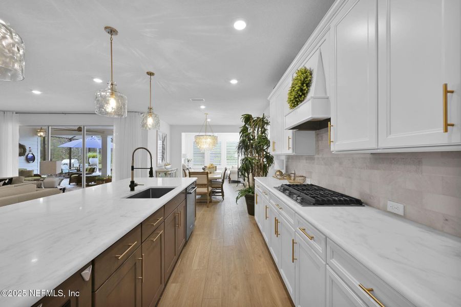 Furnished interior view inside a new home in , Jacksonville (Image 39). Furnished interior view inside a new home in , Jacksonville (Image 39).