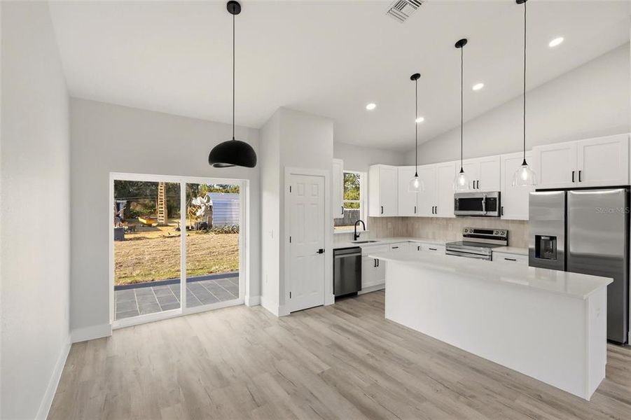 Furnished interior view inside a new home in , Sebring (Image 8).