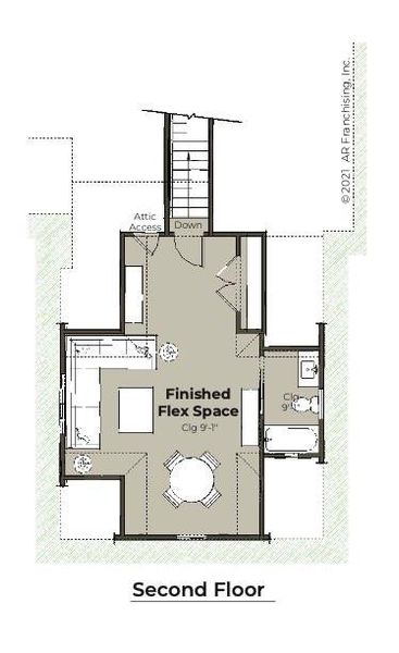 2D floor plan layout of this home in , Dahlonega, GA (Image 6). 2D floor plan layout of this home in , Dahlonega, GA (Image 6).