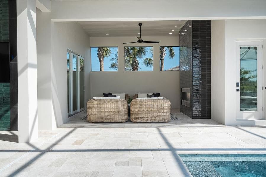 Representative furnished interior of a home built from the Riviera by GHO Homes in The Reserve at Grand Harbor, Vero Beach (Image 84).