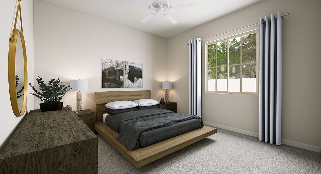 Representative furnished interior of a home built from the Calderwood Plan 4504 by Tri Pointe Homes in Terraza, San Tan Valley (Image 14).