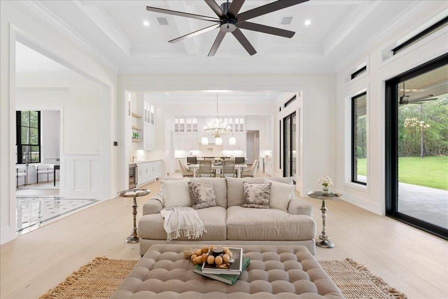 Furnished interior view inside a new home in , Montgomery (Image 15).
