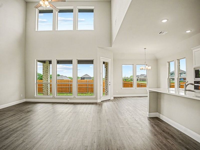 Spacious, unfurnished interior of a new home in Ten Mile Creek Estates, DeSoto (Image 13). Spacious, unfurnished interior of a new home in Ten Mile Creek Estates, DeSoto (Image 13).