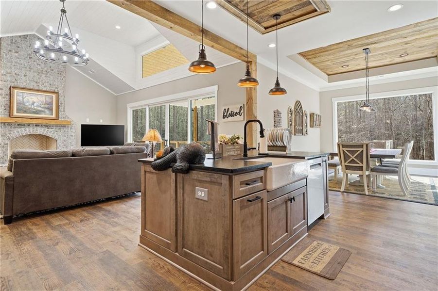 Furnished interior view inside a new home in , Dawsonville (Image 39). Furnished interior view inside a new home in , Dawsonville (Image 39).