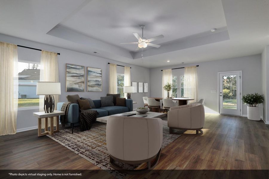 Furnished interior view inside a new home in Jordan Grove, Conway (Image 8).