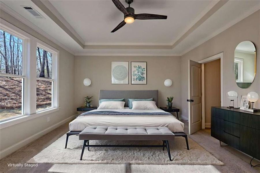 Furnished interior view inside a new home in , Clarkesville (Image 42).