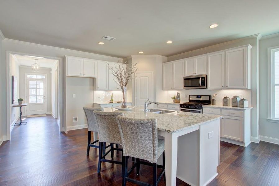 Furnished interior view inside a new home in Terraces at Paravel, Acworth (Image 24).