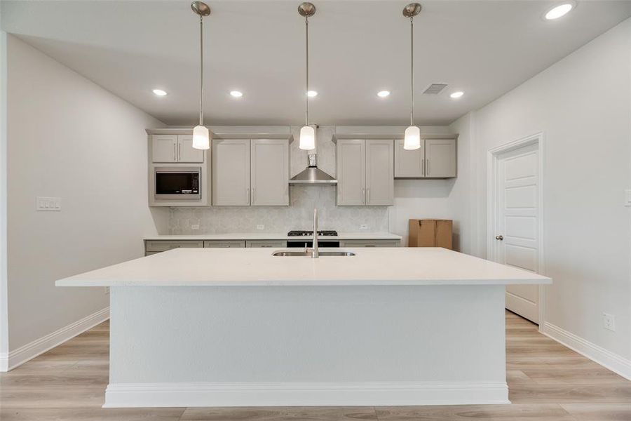 Furnished interior view inside a new home in Arbors at Legacy Hills, Celina (Image 9). Furnished interior view inside a new home in Arbors at Legacy Hills, Celina (Image 9).