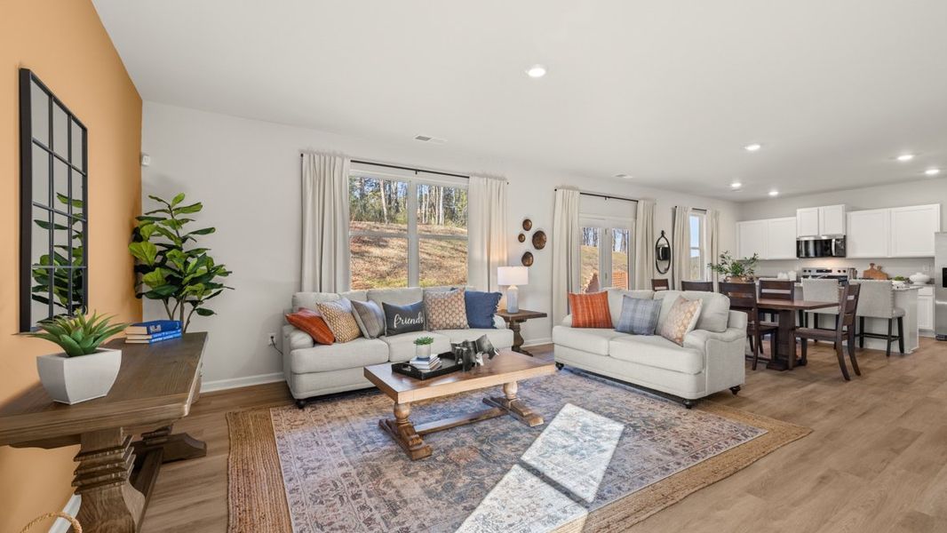 Furnished interior view inside a new home in Oconee Overlook, Gainesville (Image 13).