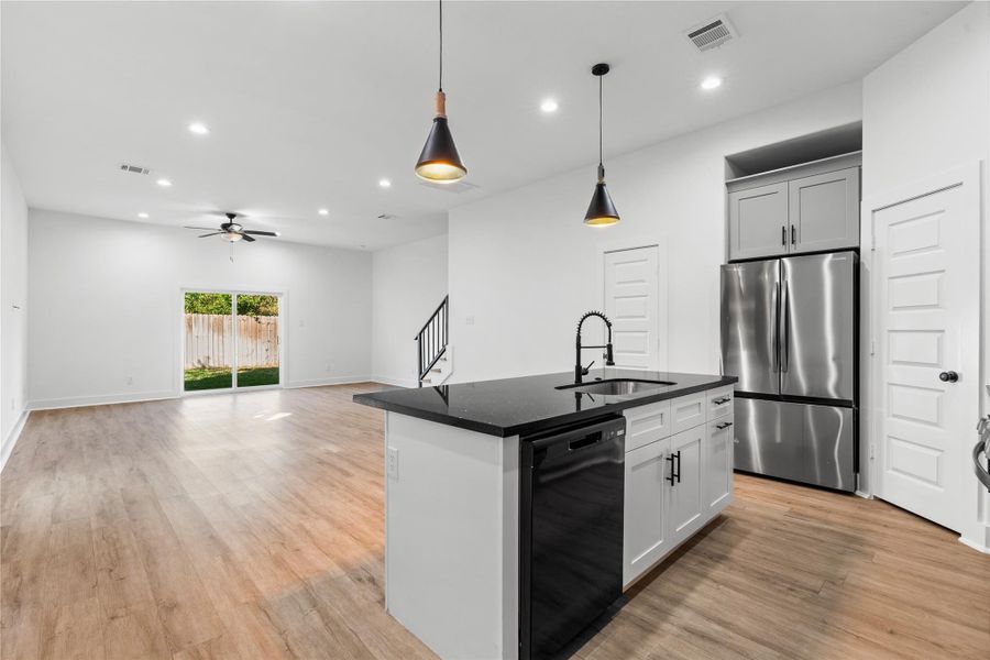 Furnished interior view inside a new home in , Houston (Image 12).