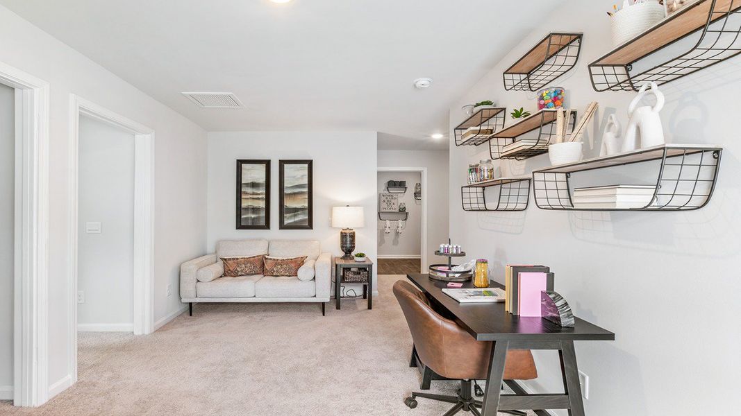 Furnished interior view inside a new home in Pineview North, Summerville (Image 14). Furnished interior view inside a new home in Pineview North, Summerville (Image 14).