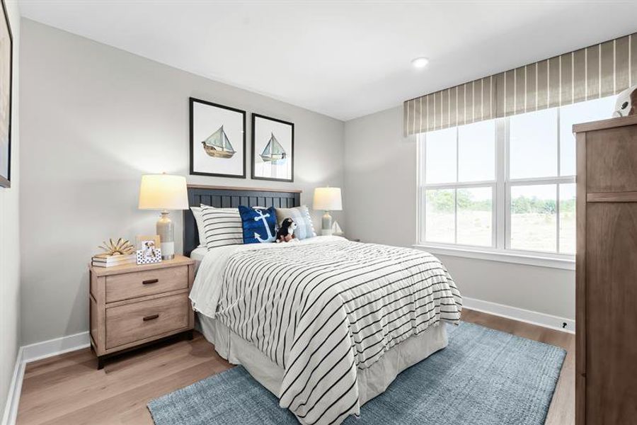 Representative furnished interior of a home built from the Geneva by Ryan Homes in Sea Trail, Sunset Beach (Image 24).