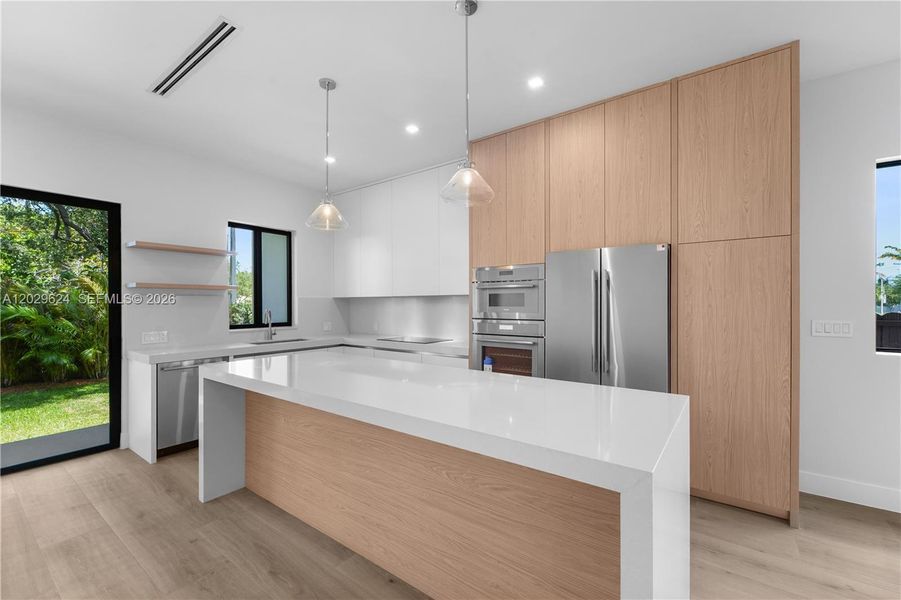 Furnished interior view inside a new home in , Miami (Image 33).