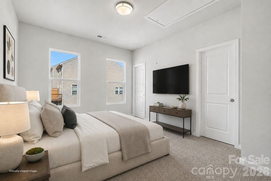 Furnished interior view inside a new home in , Charlotte (Image 7).