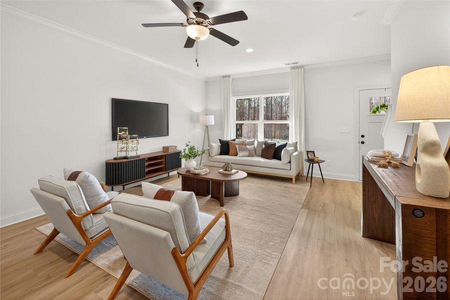Furnished interior view inside a new home in , Waxhaw (Image 7).