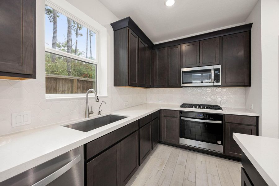 Furnished interior view inside a new home in The Highlands, Porter (Image 15).