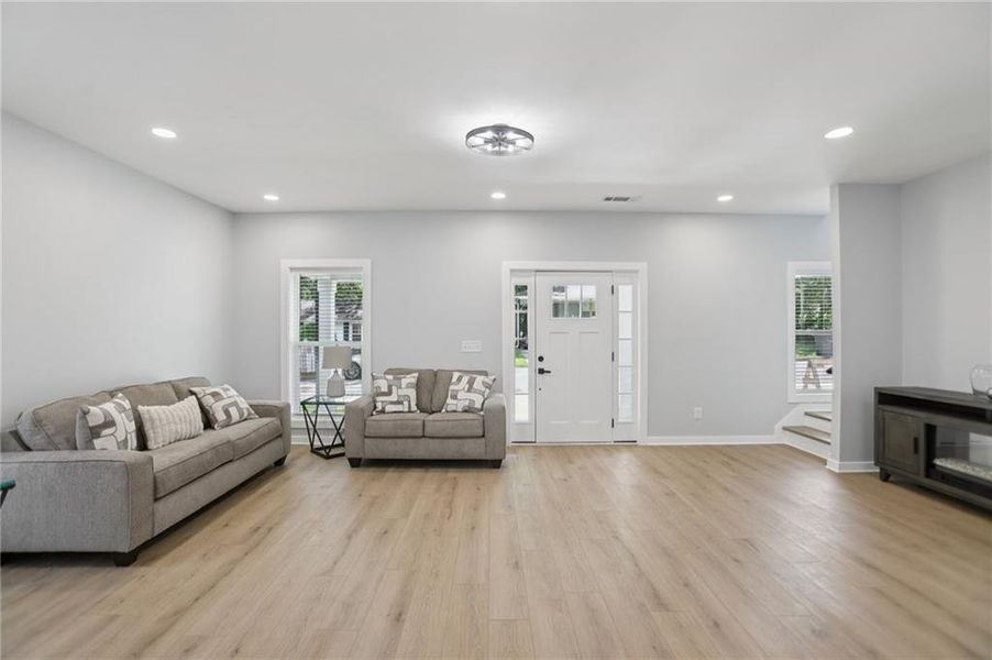 Furnished interior view inside a new home in , Hapeville (Image 32).