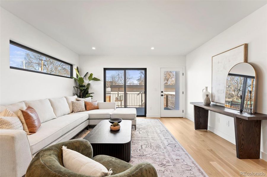 Furnished interior view inside a new home in , Denver (Image 6). Furnished interior view inside a new home in , Denver (Image 6).