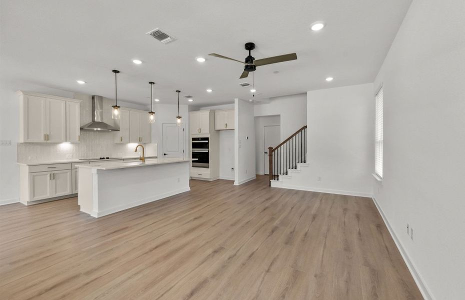 Spacious, unfurnished interior of a new home in Monarch on Main, Round Rock (Image 25). Spacious, unfurnished interior of a new home in Monarch on Main, Round Rock (Image 25).