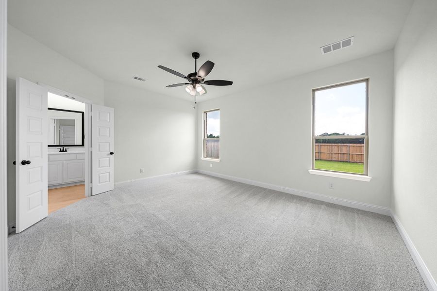 Spacious, unfurnished interior of a new home in Forest Ridge Estates, Greenville (Image 34). Spacious, unfurnished interior of a new home in Forest Ridge Estates, Greenville (Image 34).