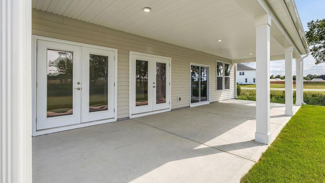 Furnished interior view inside a new home in Station Pointe, Angier (Image 13).