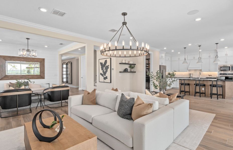 Representative furnished interior of a home built from the Scarlett by Pulte Homes in Avera, Orlando (Image 10).