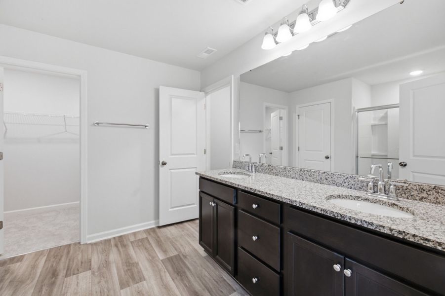 Furnished interior view inside a new home in Providence Oaks, Fuquay Varina (Image 14). Furnished interior view inside a new home in Providence Oaks, Fuquay Varina (Image 14).
