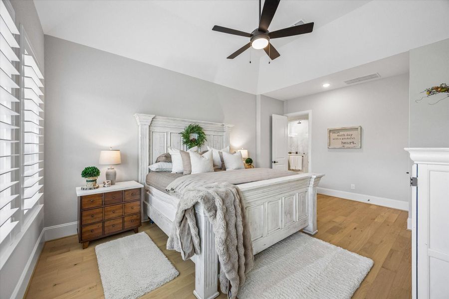 Furnished interior view inside a new home in Prairieland Village - Summit Collection, Cypress (Image 8).